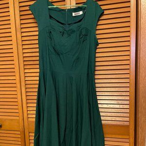 MUXXN 50's Short Sleeve Pleated Dress